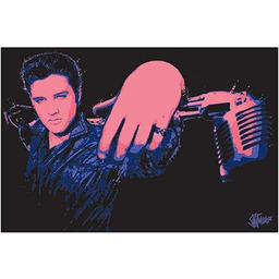 Elvis Presley Druki artystyczne, papier, wielokolorowe, 40 x