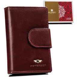 Pionowy portfel damski z ochroną kart RFID Peterson,