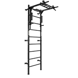 Ma?piszon Drabinka gimnastyczna Profi czarna + drążek