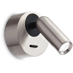 Kinkiet nowoczesny BEAN ROUND AP nikiel 260631 -