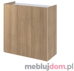 Komoda EASY 03 Dąb scandi + biały połsyk