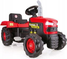 Dolu Traktor na pedały czerwony
