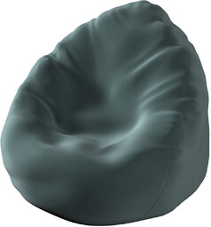 Worek do siedzenia, zgaszony szmaragd - welwet, Ø60