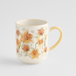 Kubek Daffelis z motywem kwiatowym