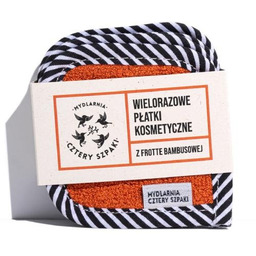 Mydlarnia Cztery Szpaki, Wielorazowe płatki kosmetyczne, 5 szt