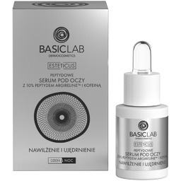 BASICLAB Esteticus Peptydowe serum pod oczy z 10%