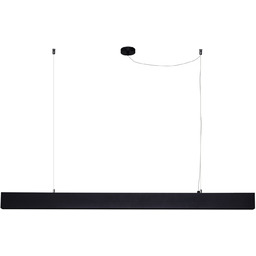 Lampa wisząca LED czarna metalowa 141cm AZ4571