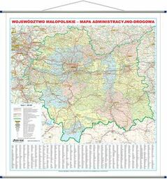 ArtGlob, mapa ścienna Województwo małopolskie WYDANIE 2025