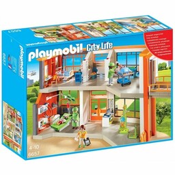 Playmobil City Life, klocki Szpital dziecięcy z wyposażeniem,