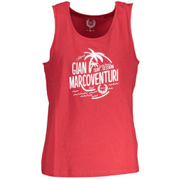 GIAN MARCO VENTURI MĘSKI CZERWONY TANK TOP