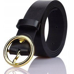 Pasek DAMSKI do SUKIENKI GRACIO OKRĄGŁA ZŁOTA