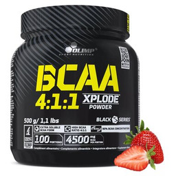 OLIMP Aminokwasy BCAA Xplode Powder Truskawkowy (500 g)