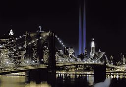 Nowy Jork WTC i Brooklyn Bridge - fototapeta