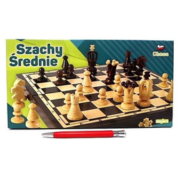 No Name Szachy średnie 31cm. MAGIERA
