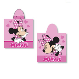 Faro Poncho dla dzieci 55x110 Myszka Minnie różowy