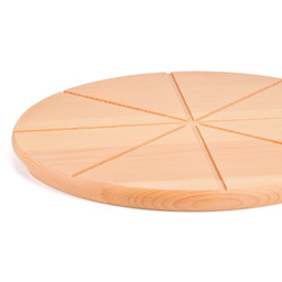Deska drewniana bukowa pod pizze z rowkami 35