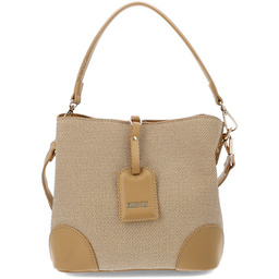 Big Star Brązowy Kuferek Modna Torebka Damska