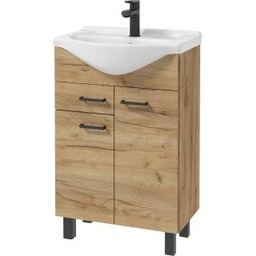 DEFTRANS Szafka PINO z umywalką meblową dąb craft