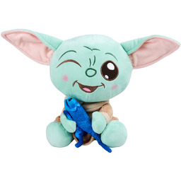 Disney Mandalorian, Grogu z jaszczurką, 25 cm