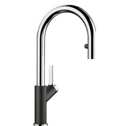 BLANCO Bateria Carena-S Vario 526172 Czarny/chrom