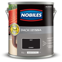 Farba akrylowa Dach i Rynna Czarny 5 l