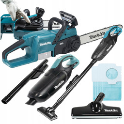 Zestaw Piła Łańcuchowa 18V DUC357ZX3 Makita+odkurzacz DCL182ZB Makita