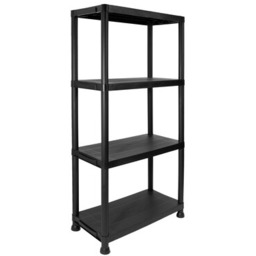 GOCKOWIAK Regał magazynowy Irving 4 Czarny Zyskaj