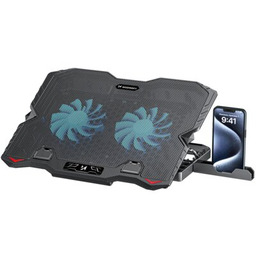 WOZINSKY Podstawka chłodząca WDCX-015 StormPad RGB Czarny