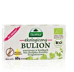 Bulion warzywny bezglutenowy BIO 60g Eko-wital