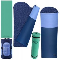 Śpiwór Turystyczny Kempingowy Mumia Lekki Z Kapturem 210x75