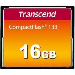 Transcend CF133 16GB CF card MLC, 133X (TS16GCF133)