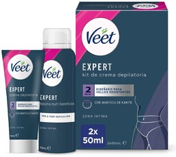Veet Expert Zestaw Do Depilacji Okolic Intymnych Krem
