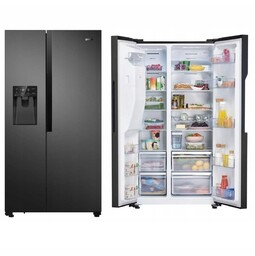 Lodówka Nofrost Gorenje Nrs9Evb Kostkarka Czarna