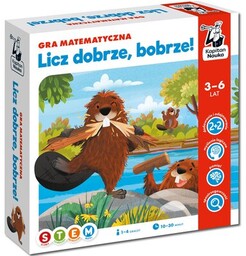 KAPITAN NAUKA Gra edukacyjna Licz dobrze, bobrze