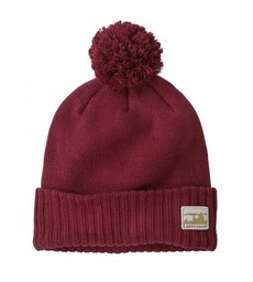 Czapka Patagonia Powder Town Beanie Skyline Carmine Red
