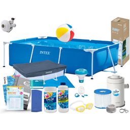 Basen Intex 260x160x65 Ogrodowy Stelażowy 28271 17w1