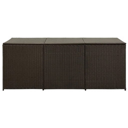 Edinos Rattanowa brązowa skrzynia na narzędzia ogrodnicze Z4-K54