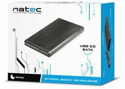 Natec Kieszeń zewnętrzna HDD sata RHINO 2,5 USB
