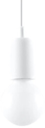 Lampa wisząca DIEGO 1 biała SL.0569 - Sollux