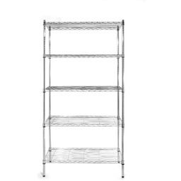 Regał magazynowy składany regulowane półki z drutu -
