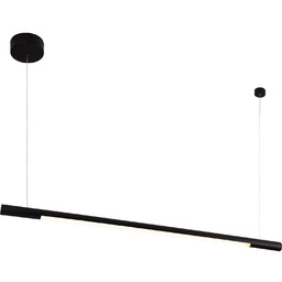 ORGANIC HORIZON lampa wisząca liniowa 100 cm czarna