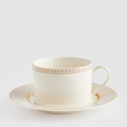 Filiżanka Ze Spodkiem Galanta z motywem geometrycznym