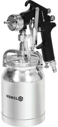 Vorel Pistolet natryskowy hvlp 1000ml z dolnym zbiornikiem.