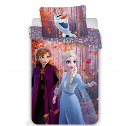 Pościel 140x200 Frozen 3617 Kraina Lodu Anna Elsa