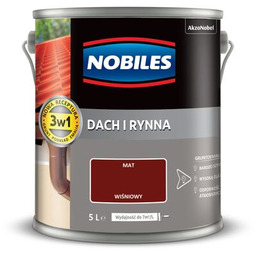 Farba akrylowa Dach i Rynna Wiśniowy 5 l