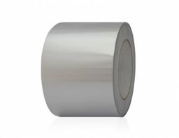 Taśma aluminiowa do 110 C, gładka z klejem,