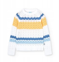 Sweter ażurowy dziewczęcy Boboli 438184-1100 r. 128