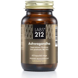 LABS212 Ashwagandha suplement diety 60 kapsułek wege