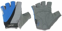 Rękawiczki rowerowe Vivo SB-01-8505-A niebiesko-czarne