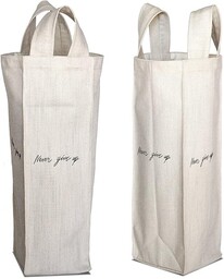 Bonamaison Bawełniana torba na wino z nadrukiem cyfrowym,